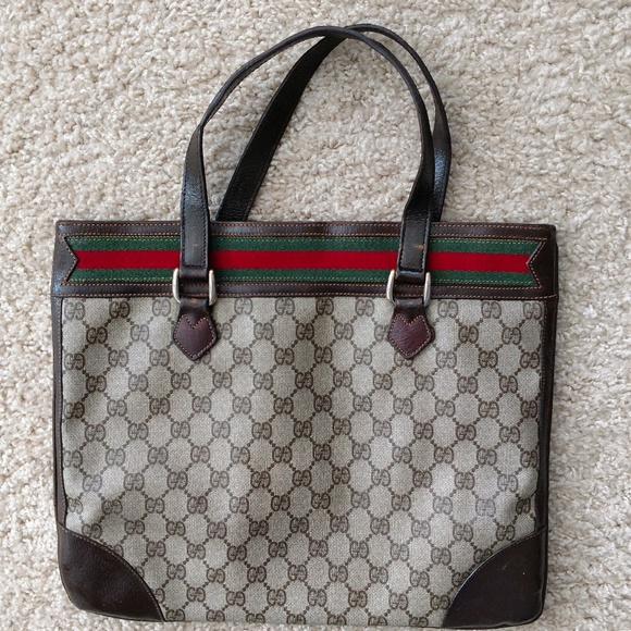 Gucci Handbags - Fair Condition Vintage Gucci Tote
